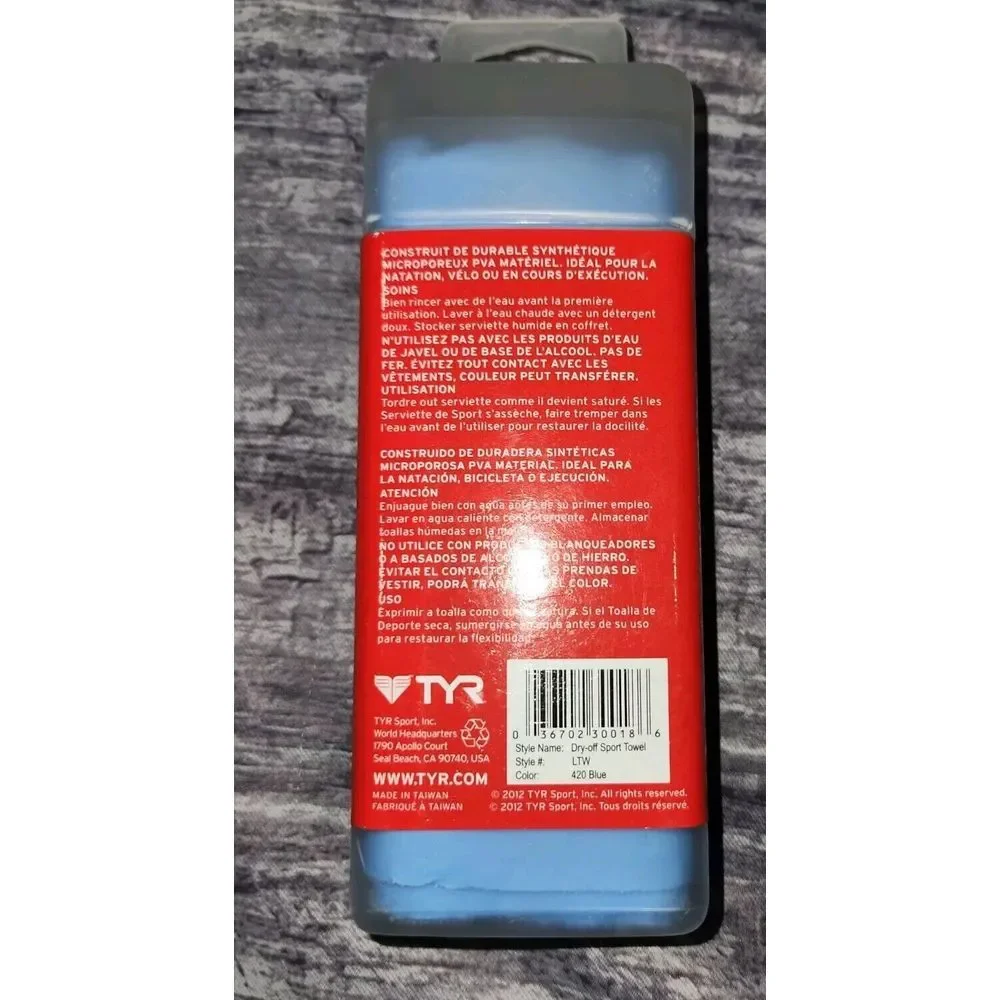 TYR Dry Off Sport Towel Blue‎ 17